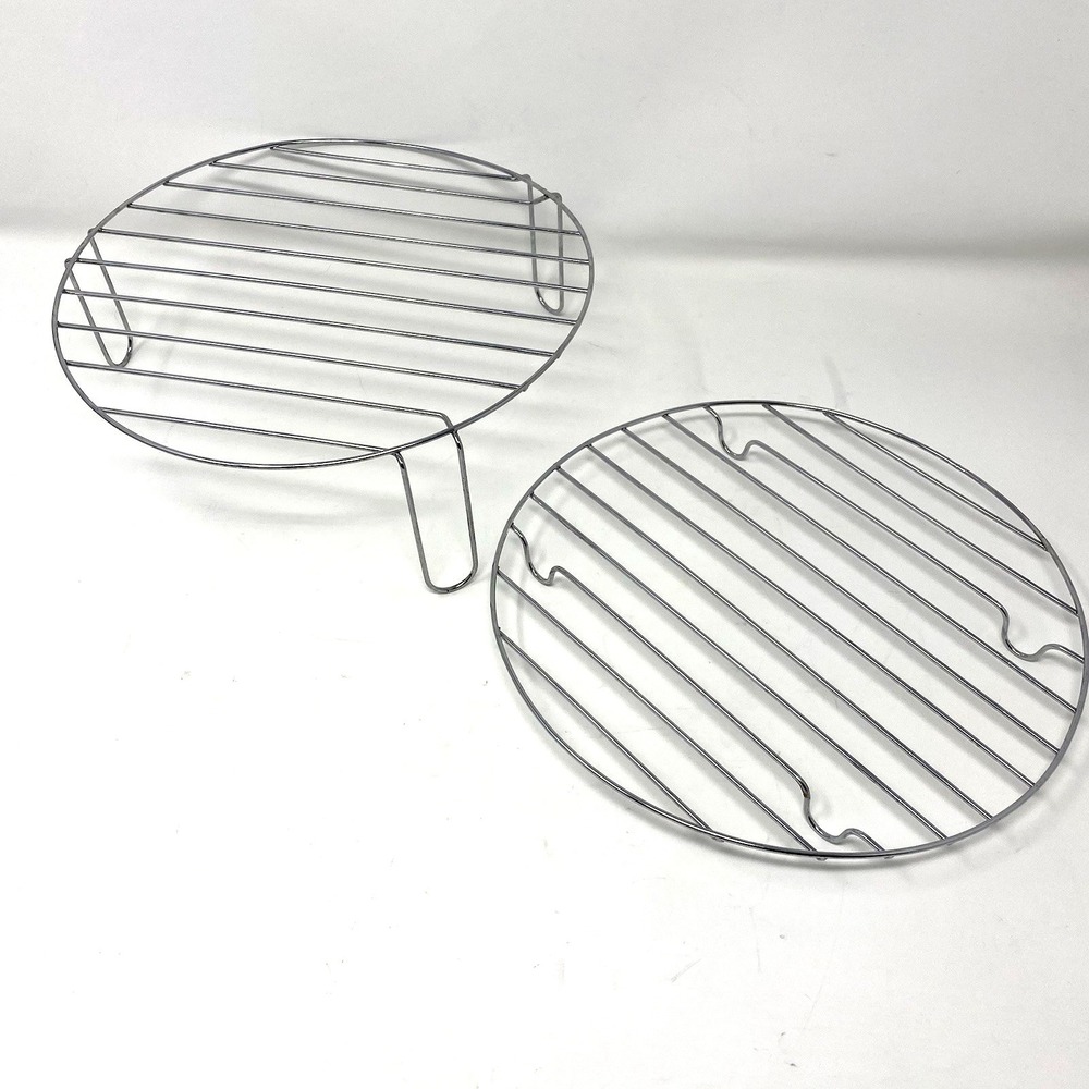 Sharper Image Super Wave Oven 8217 Replacement Parts Two Metal Racks Only D-9.5"